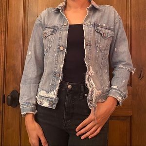 Ralph Lauren Denim&Supply Distressed Denim Jacket